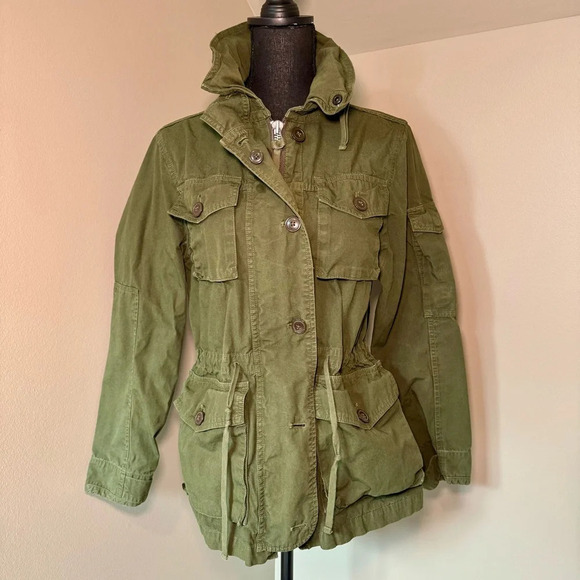 J.Crew women’s field mechanic utility jacket size small in Hillside Green‎ - Picture 7 of 8